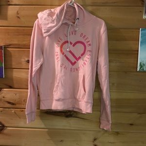 Pink hoodie